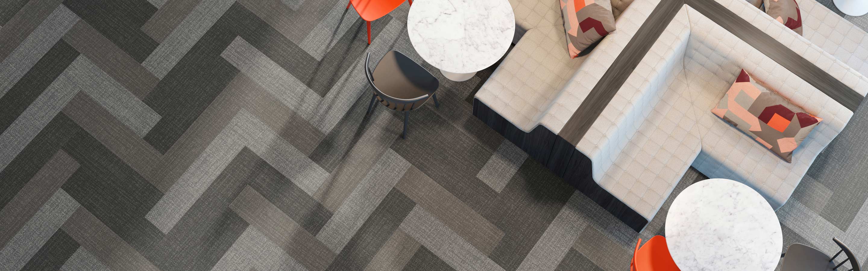 Interweave Carpet Tiles - Checker Patterned Modular Tiles